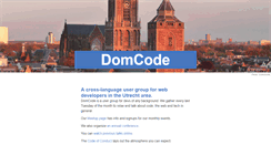 Desktop Screenshot of domcode.org
