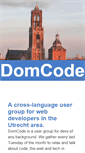 Mobile Screenshot of domcode.org